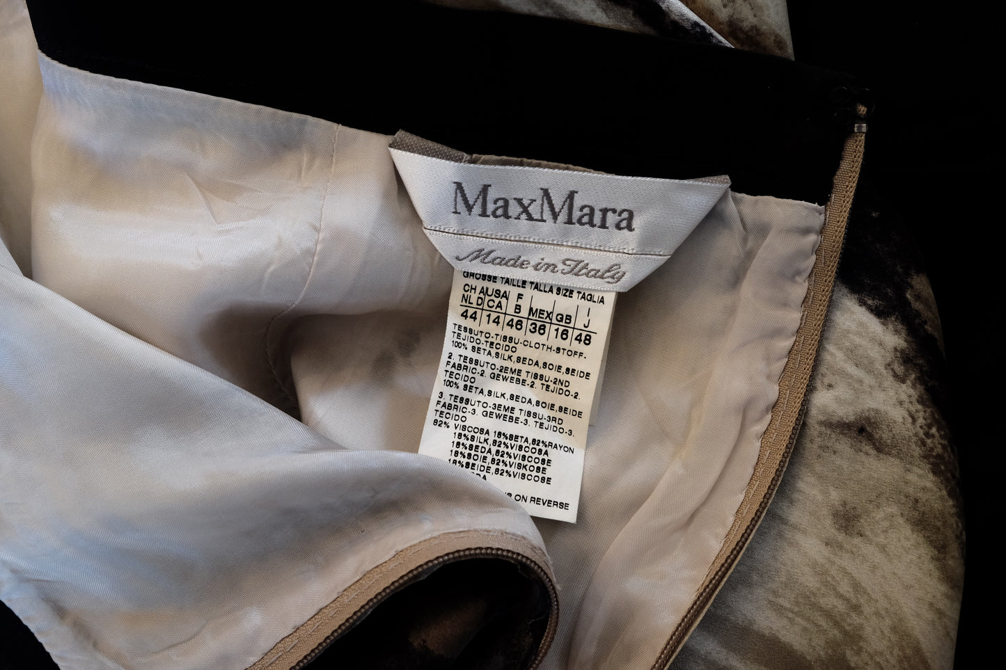 Max Mara Gonna Seta