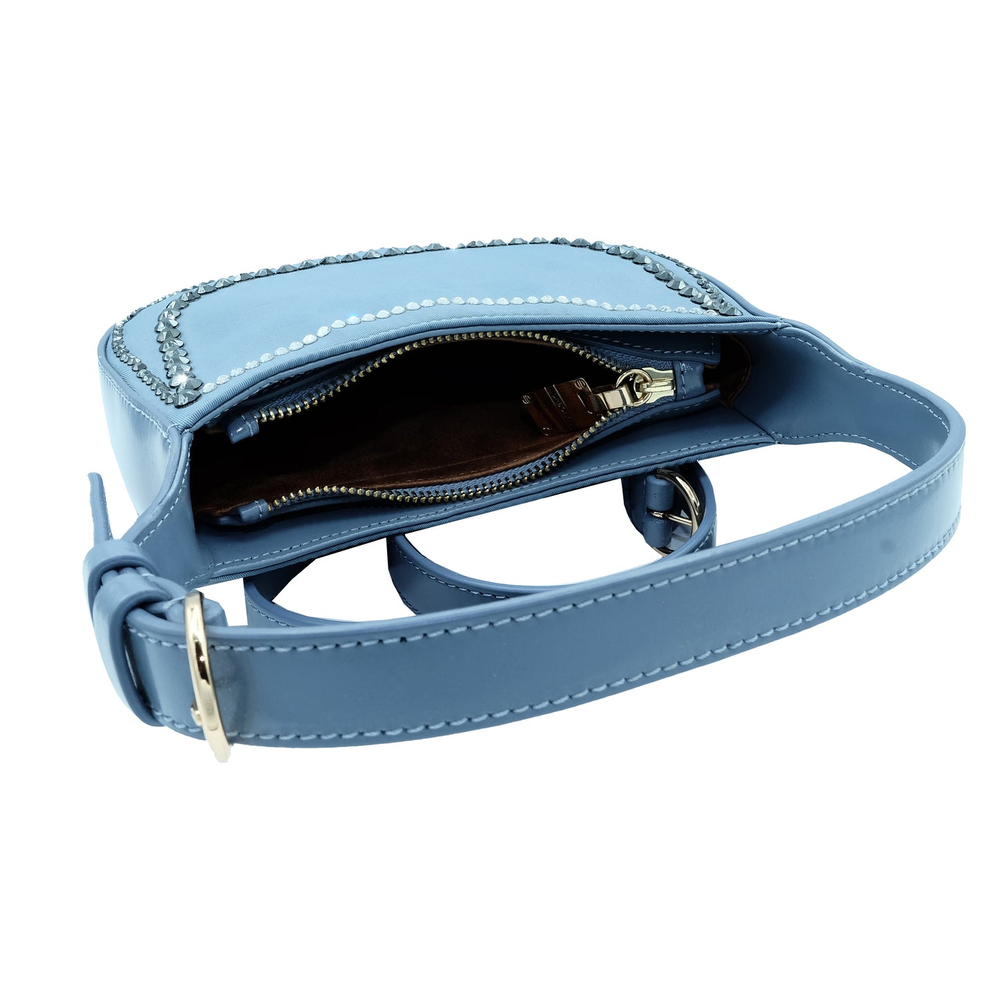 Borbonese Mini Hobo Bag 110 Swarovski