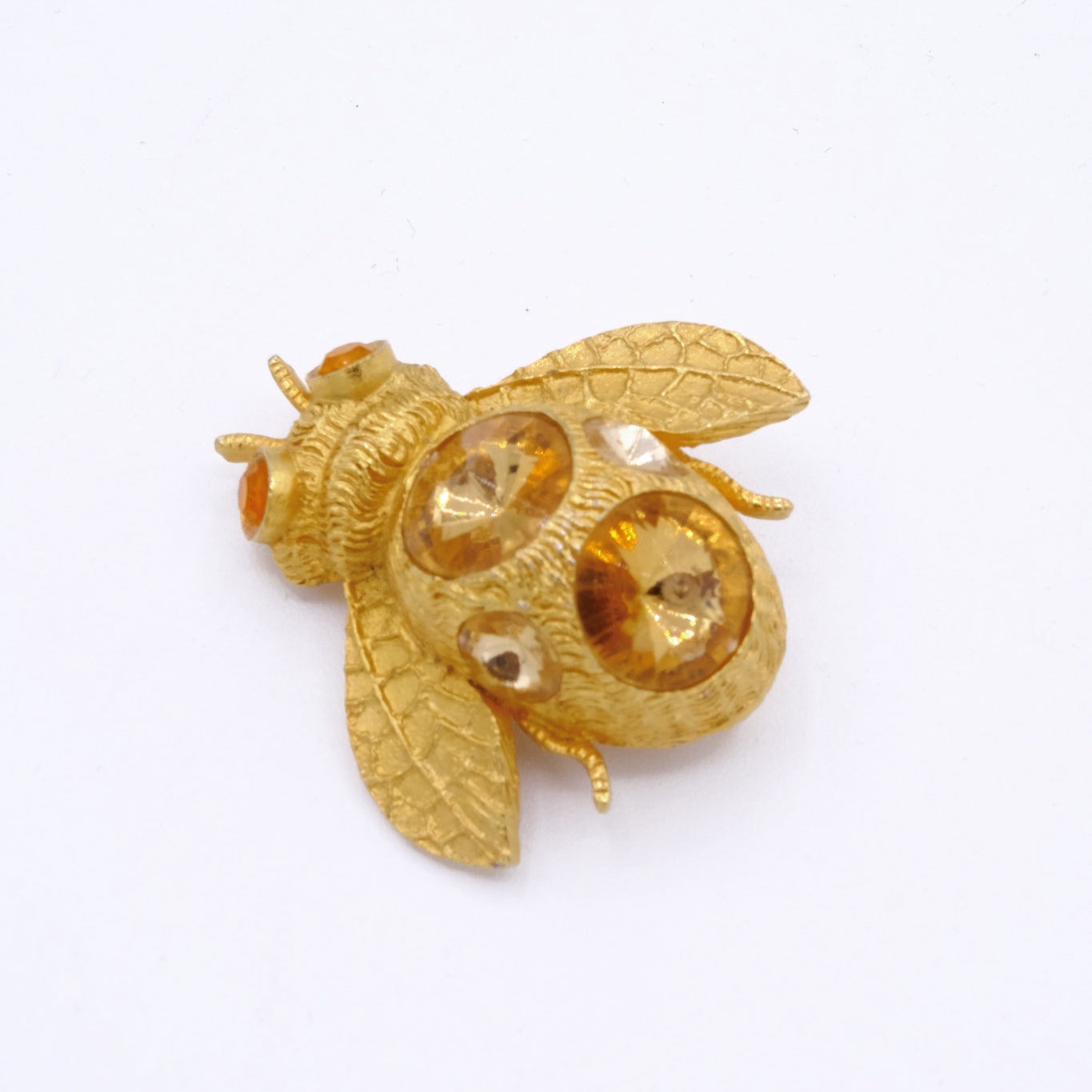 Spilla Vintage Doreen Ryan “Bumblebee” in Metallo Dorato