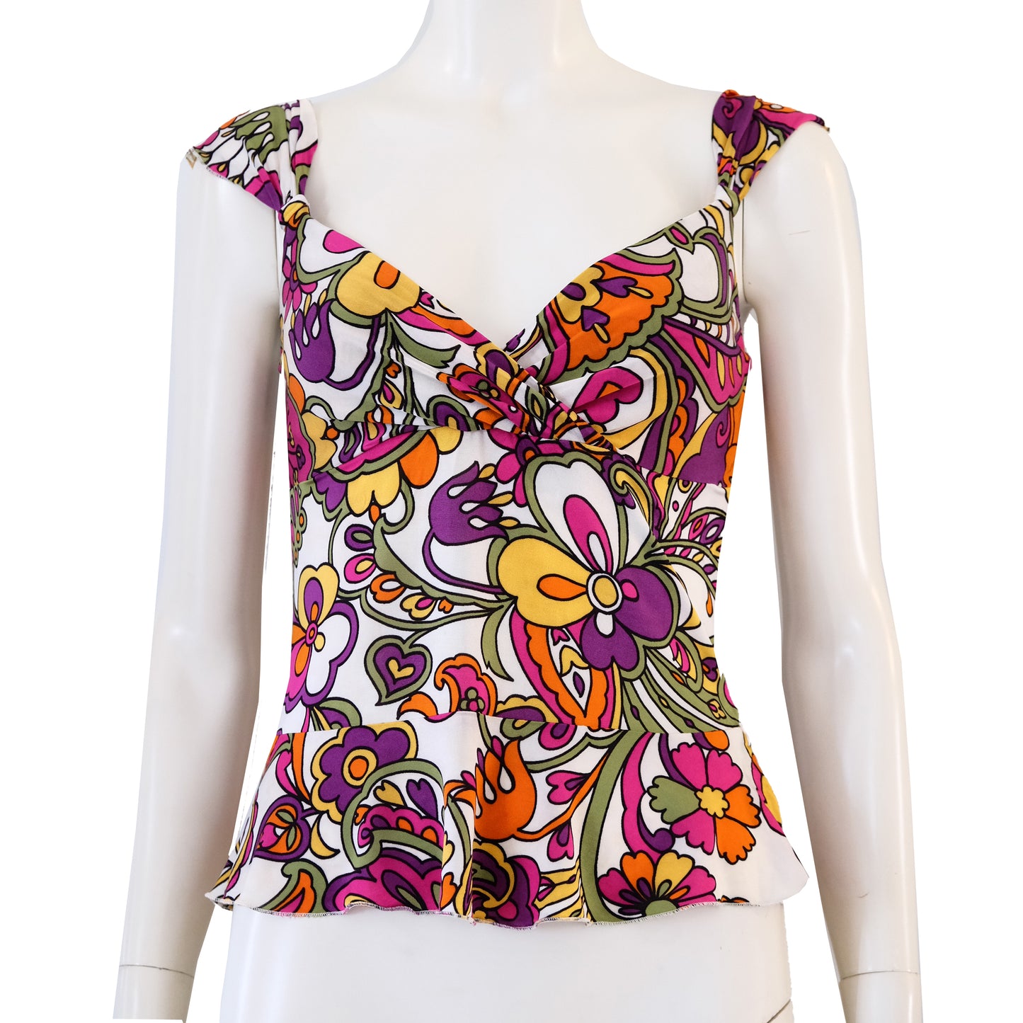 Moschino Canottiera Floreale