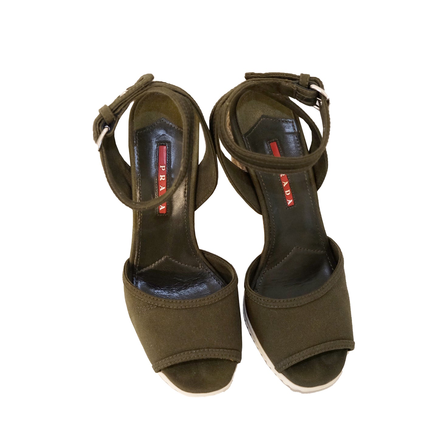Prada Gabardine Scarpe Tacco 90s