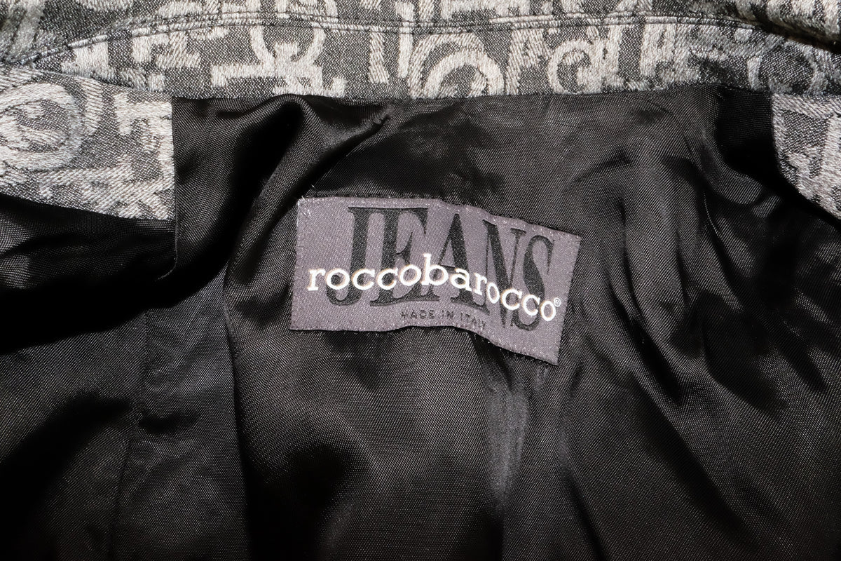 Giacca Vintage Roccobarocco Lana Monogram