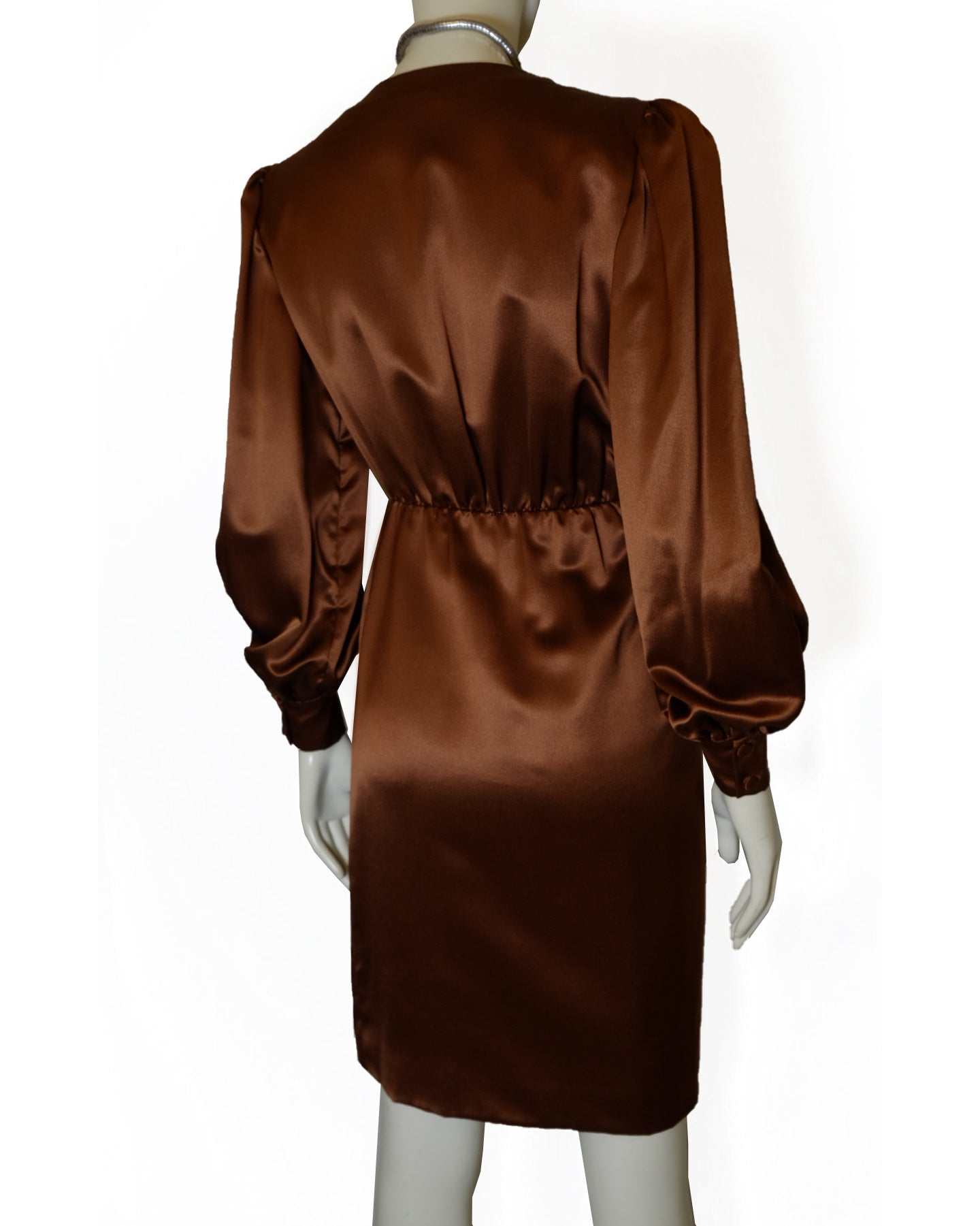 Abito Sartoriale Seta Marrone