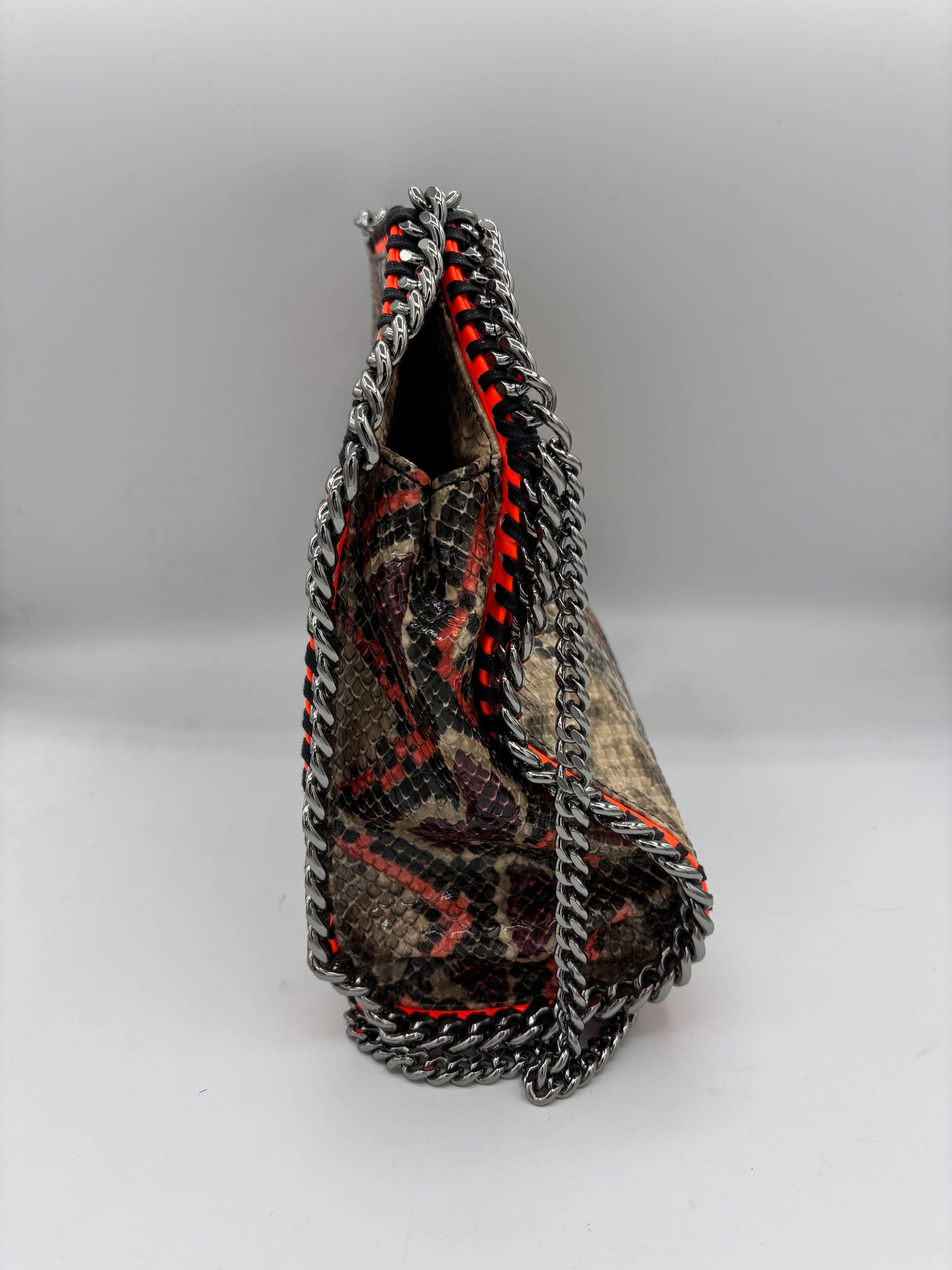 Borsa Stella McCartney Falabella a Tracolla Effetto Pitone