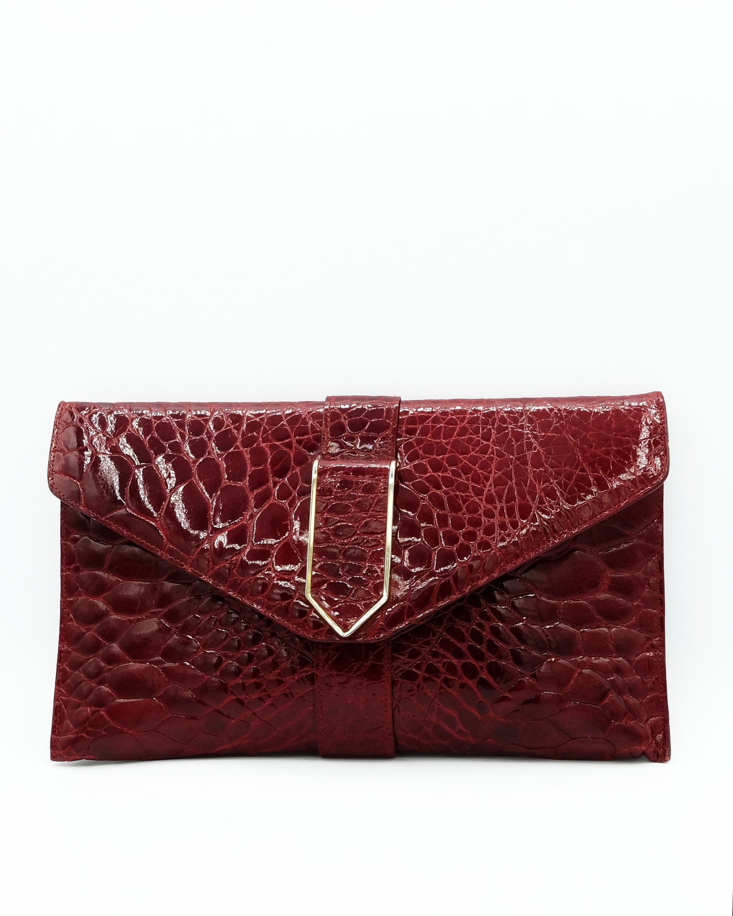 Pochette Pelle Bordeux Vintage