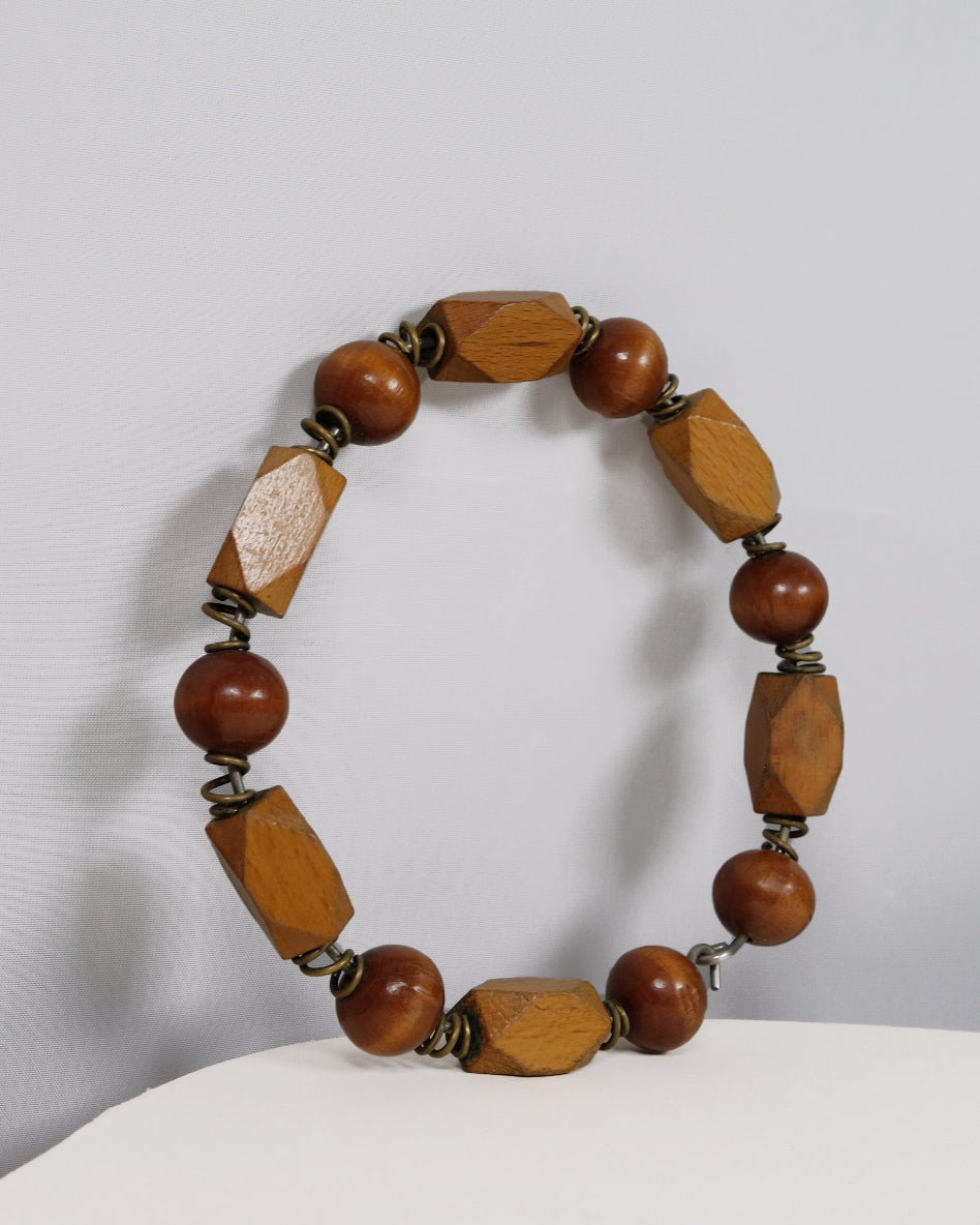 Girocollo Metallo e Legno