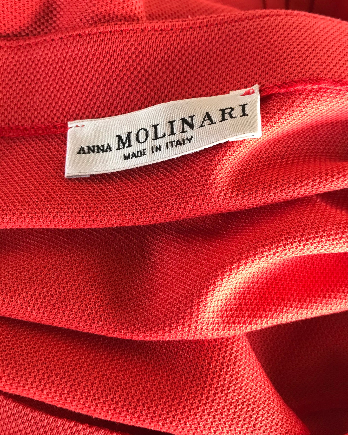 Anna Molinari Abito Corallo