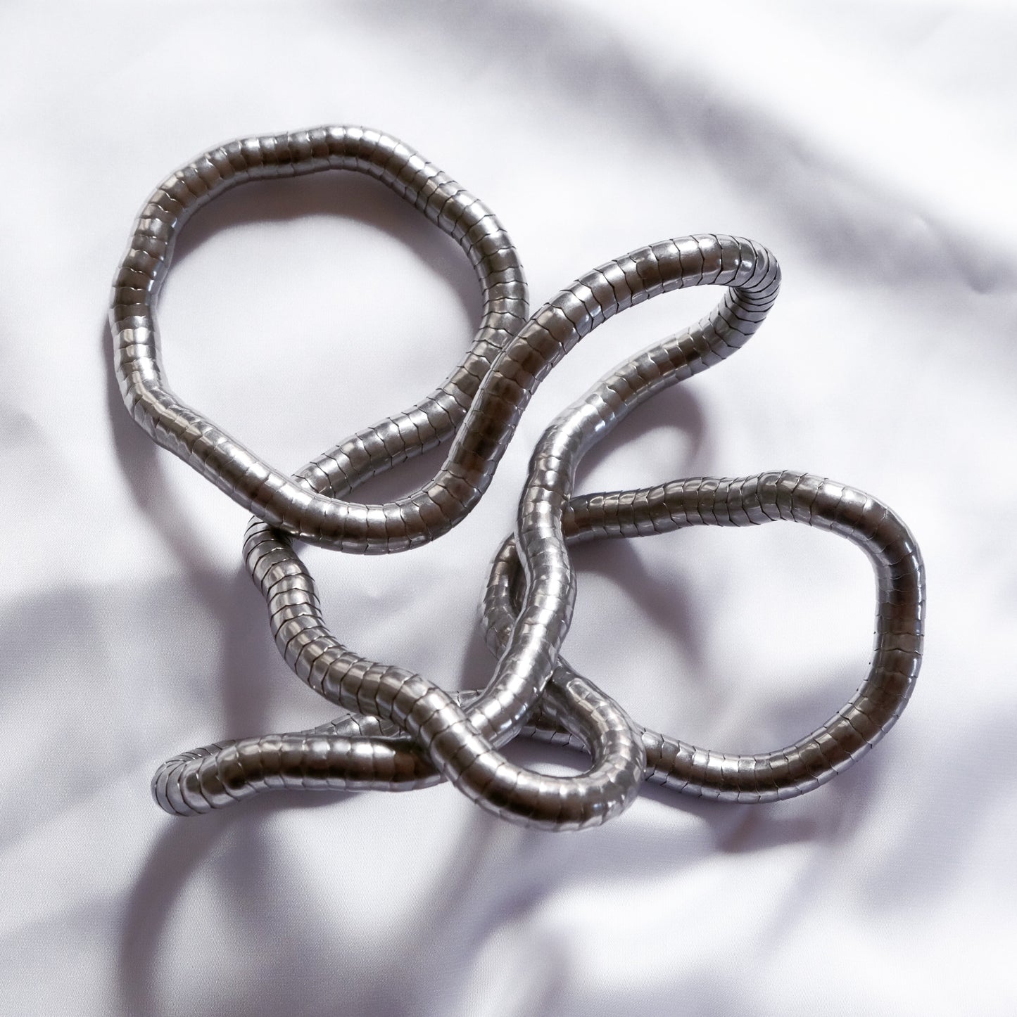 Collana Breil Design Scultoreo in Metallo Argentato
