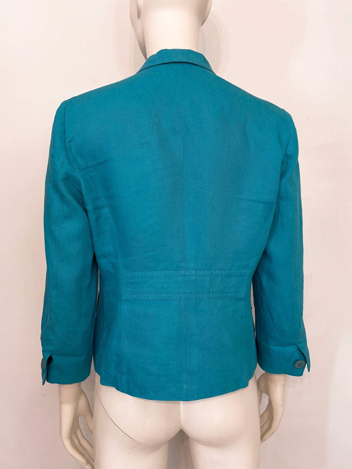 Giacca in Lino Max Mara Azzurro Ottanio