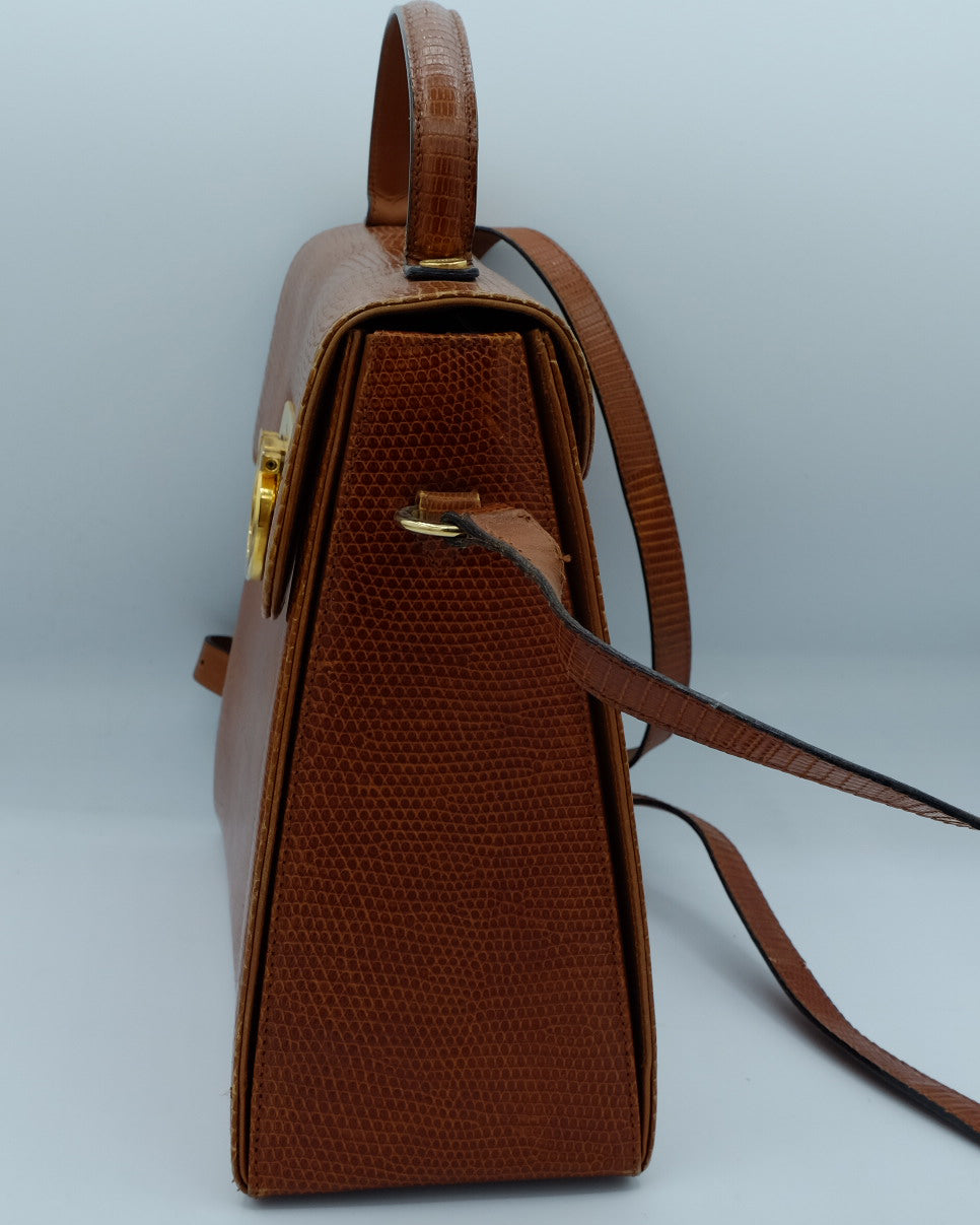 Salvatore Ferragamo Iconic Top Handle Bag – Vintage Gancini