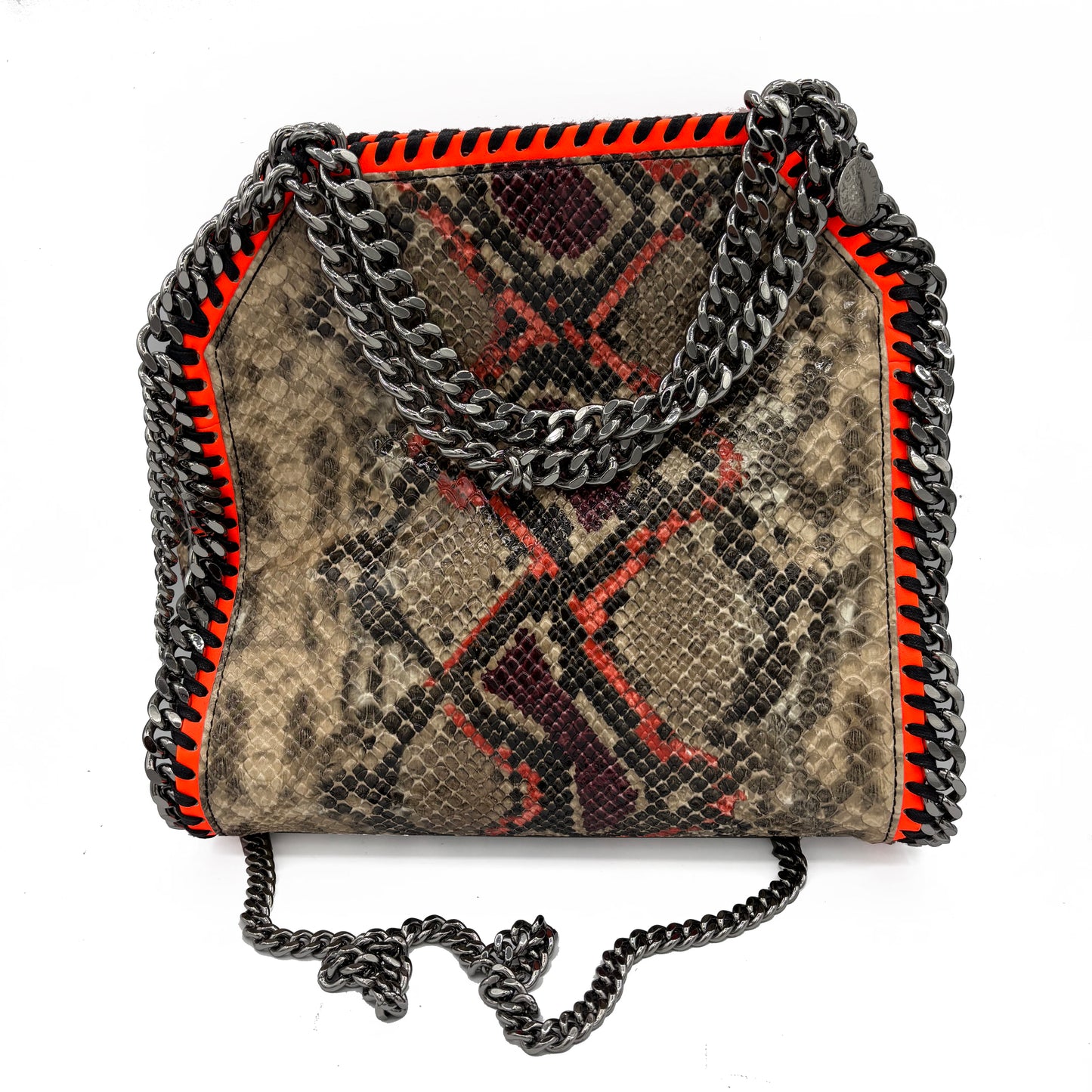 Borsa Stella McCartney Falabella a Tracolla Effetto Pitone