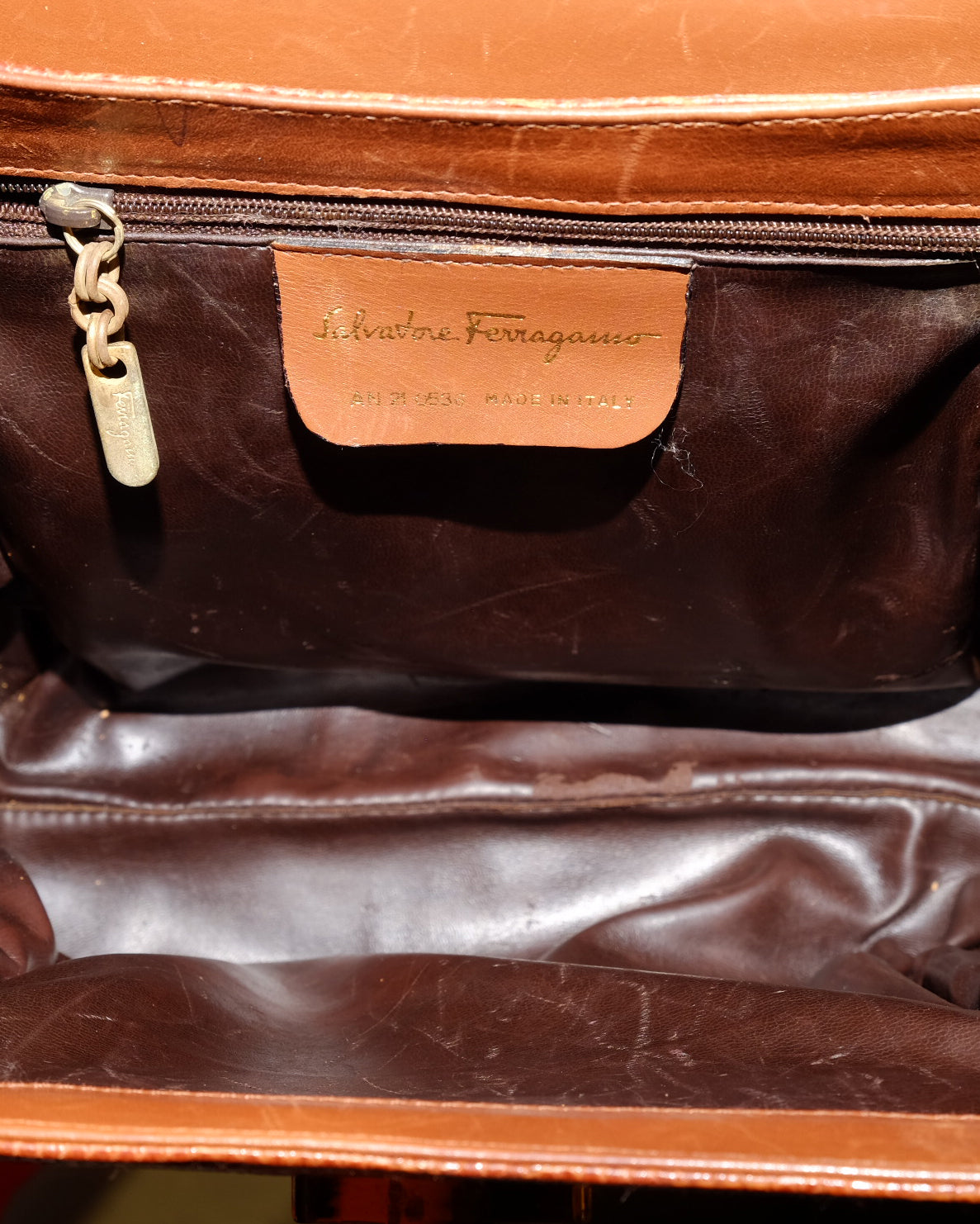 Salvatore Ferragamo Iconic Top Handle Bag – Vintage Gancini